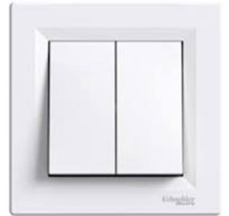 ASFORA SKLOPKA DVOSTRUKO IZMJENIČNA BIJELA